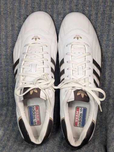 Adidas Team Goodyear Shoes Mens Size 13 Leather Driving Sneakers 014059 - Picture 2 of 11