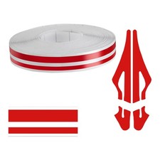 32Ft Car Pinstriping Tape, Vinyl Pin Striping Decals Trim Stripe Tape Red