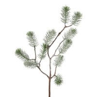 artplants Kunst Zweig Tanne Lumvor, Gefroren, Weiß, 55Cm