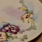 Vintage MZ Austria Hand Painted Floral Dessert Plate Gold Trim Porcelain 8” — photo 3