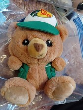 Bass Pro Shops Trucker Hat Bear Plush Stuffed Animal Toy Very Soft And Clean