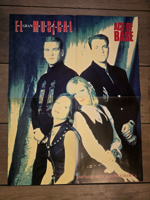 Ace Of Base / Snow    - Very rare large poster from Spain - 1993  53 x 42 cm