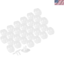 30 Pack Clear Outlet Covers Child Safety Listed - Easy Installation for Peac...