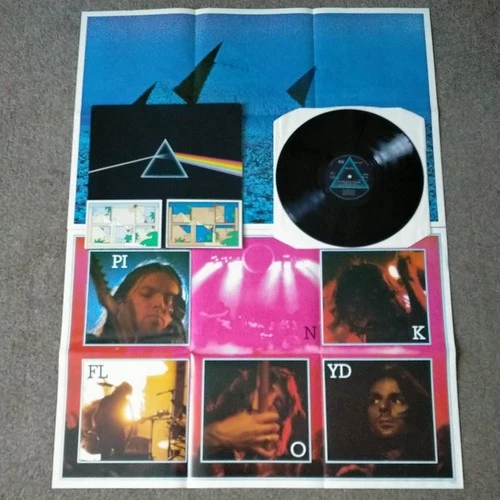 Pink Floyd Dark Side Of The Moon LP 1973 A10/B9 HARRY EMI/Harvest RE Vinyl VG+