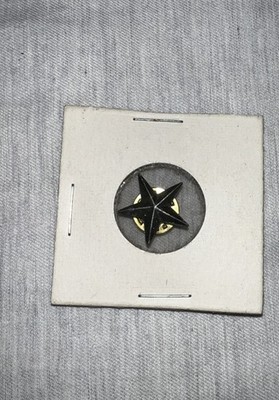 Vintage Tiny Five Point Star Lapel Hat Pin