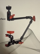 22in Magic Arm with Clamp, Long Articulating Arm Camera Mount, Adjustable Phone