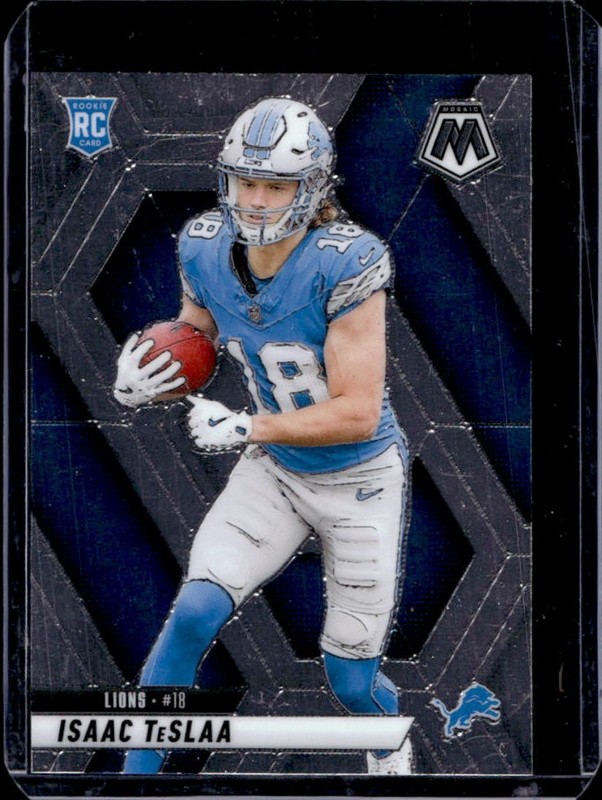 2025 Panini Mosaic Isaac TeSlaa Rookies RC Rookie #319 Lions