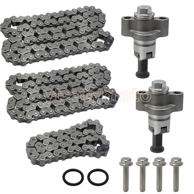 Cam Timing Chains & Camshaft Tensioner For Kawasaki Prairie 650 700  KVF650 700