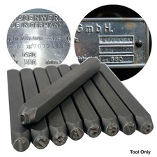 Volkswagen Data Plate Die Punch Set For Vw Vin Id Data Tags Bus Beetle Ghia Kdf Volkswagen Data Plate Die Punch Set For Vw Vin Id Data Tags Bus Beetle Ghia Kdf