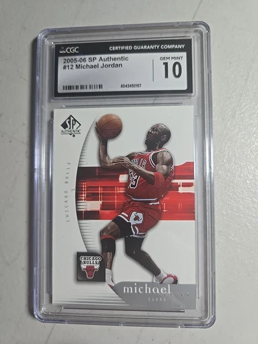 2005 sp authentic Michael Jordan cgc 10 