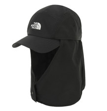 The North Face NE3CR14A Eco Light Shield EX Cap Black UV Hat w/ Detachable Flap