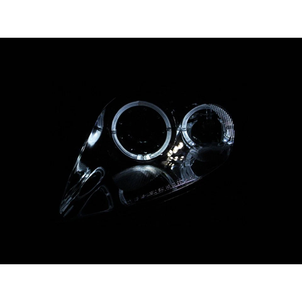 Faros proyectores ANZO para Mitsubishi Eclipse 2000-2005 con halo negro Foto 3 de 4