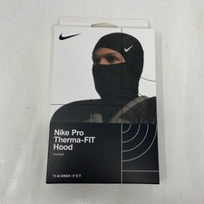 Nike Pro Therma-FIT HyperWarm Hood Balaclava - Black/White, OSFM Unisex