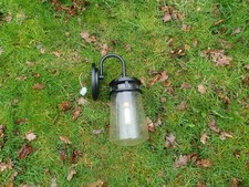 Reclaimed Victorian style outside wall lamp/light/lantern coach house garden.