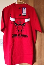 Chicago Bulls NBA Playoffs Adidas T-Shirt Size Large, New with Tags