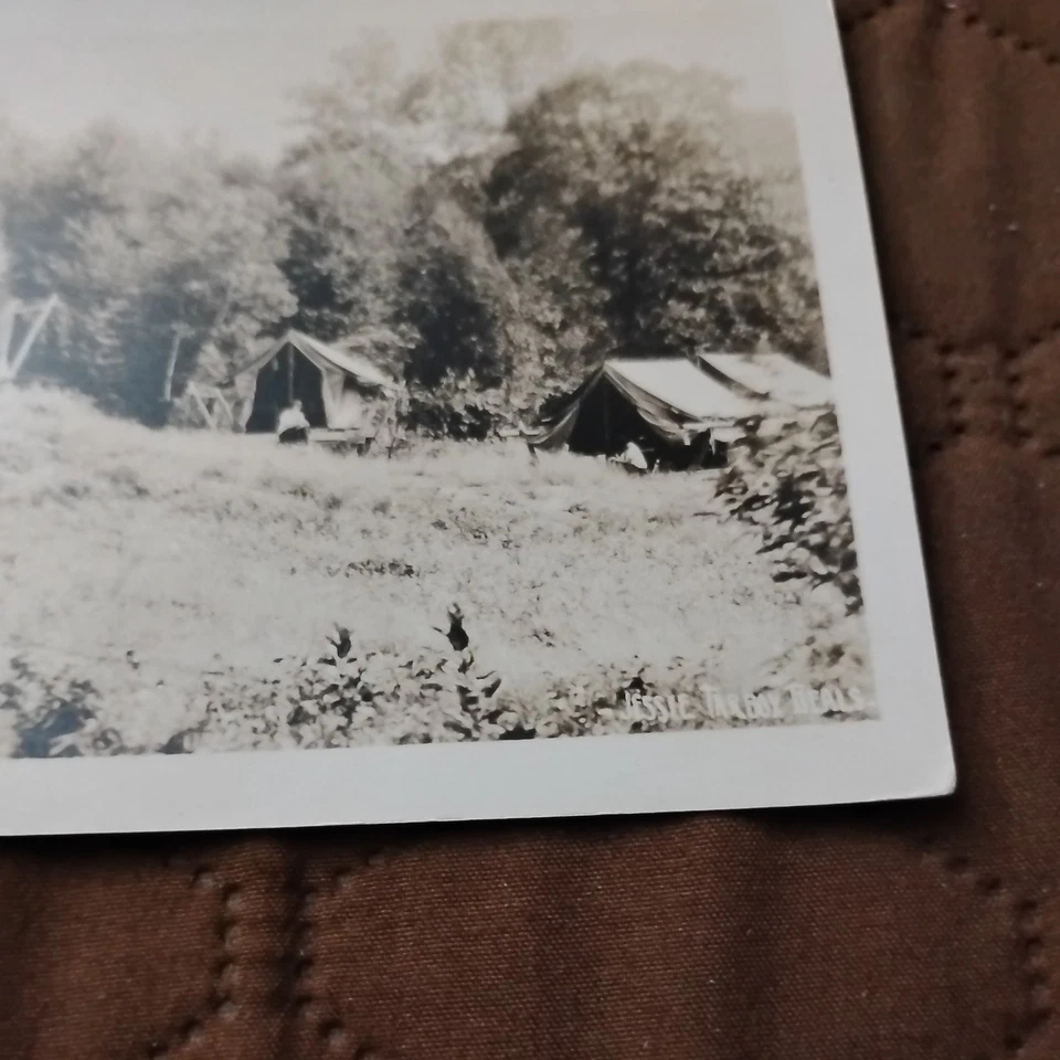 RARE Jessie Tarbox Beals RPPC Camp Andree NY Foxlease Girls Training Camp Tents - Image 4 of 4
