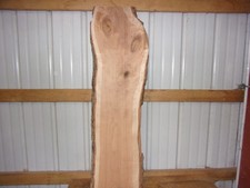 1 PC RUSTIC CHERRY SLAB BOARD KILN DRIED LUMBER 15/16" THICK F174F LIVE EDGE