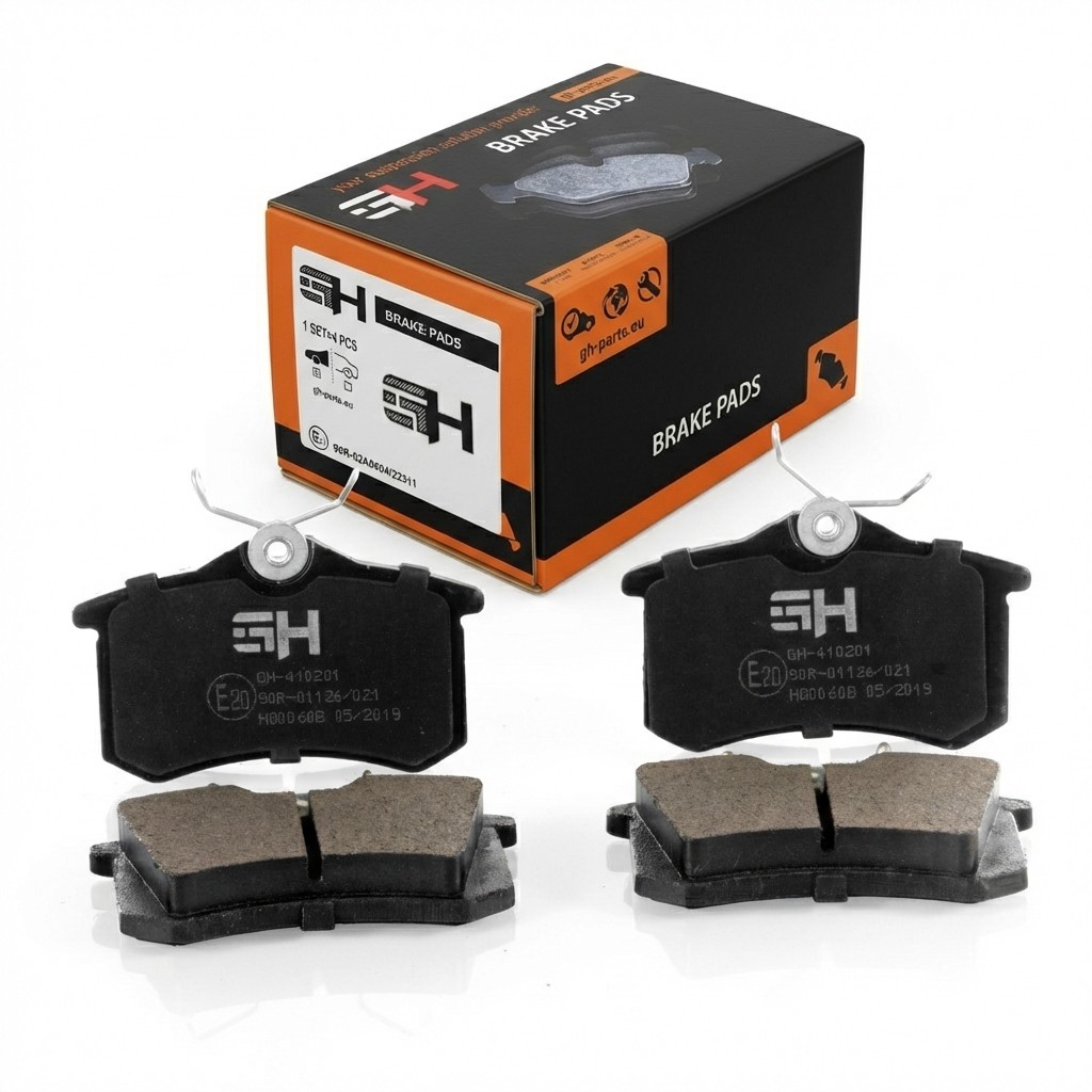 1x Brake Pads Rear for Audi, CitroEn, Peugeot, Renault, Skoda, VW