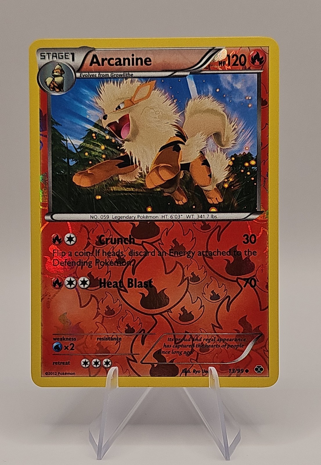Arcanine 13/99 Next Destinies Reverse Holo