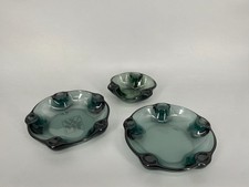* KONVOLUT WMF ASCHENBECHER WAGENFELD BAUHAUS 50ER GLAS TURMALIN