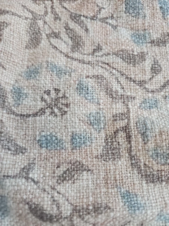 POTTERY BARN ELLA PRINTED LUMBAR PILLOW COVER 16 X 26" ~ NATURAL MULTI  - Image 2 of 4