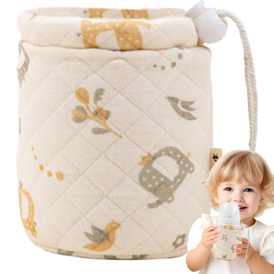 Cubierta de biberón calentador de biberón de leche mangas de biberón cubierta aislante Foto 3 de 4