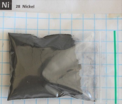 80 gram 99.95% Nickel metal powder element 28 sample