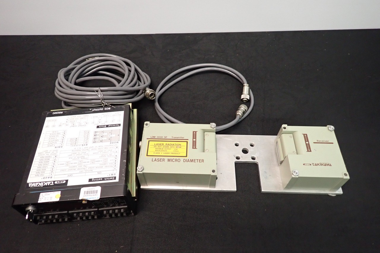 Takikawa LDM-110 Laser Micro Diameter w/LDM-303H-SP Transmitter & Receiver