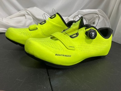 Bontrager Espresso Mens Road Cycling Shoe Neon Yellow BOA  US 12 / EUR 45