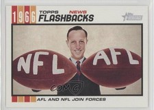 2015 Topps Heritage News Flashbacks Pete Rozelle NFL/AFL Merger #NF-7 HOF 1s3
