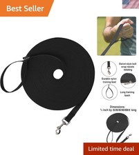 15ft Heavy-Duty Dog Leash - Ideal for Recall Training and Outdoor Adventures