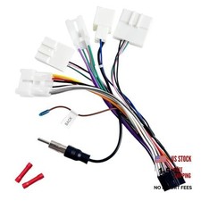 16Pin ISO Aftermarket Radio Harness Adapter for Toyota 2005-2016 with SWC
