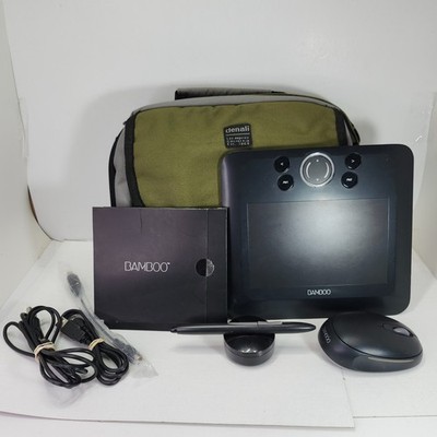 Wacom Bamboo Fun CTE-450 Tablet - Stylus, Mouse, Case, & Software Included!
