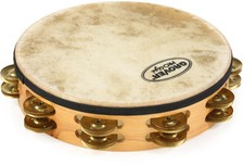 Grover Pro Percussion P-T2/BR Prot g  Tambourine with Brass Jingles - 10 inch