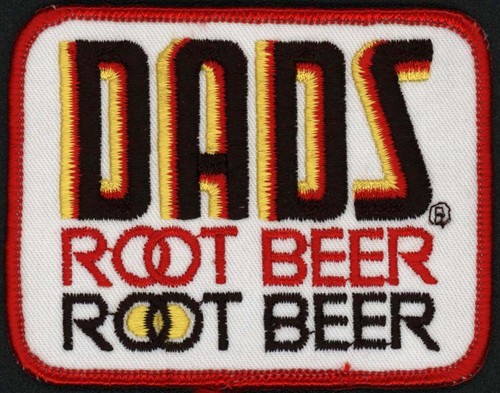 Vintage uniform patch DADS ROOT BEER unused new old stock n-mint+ condition
