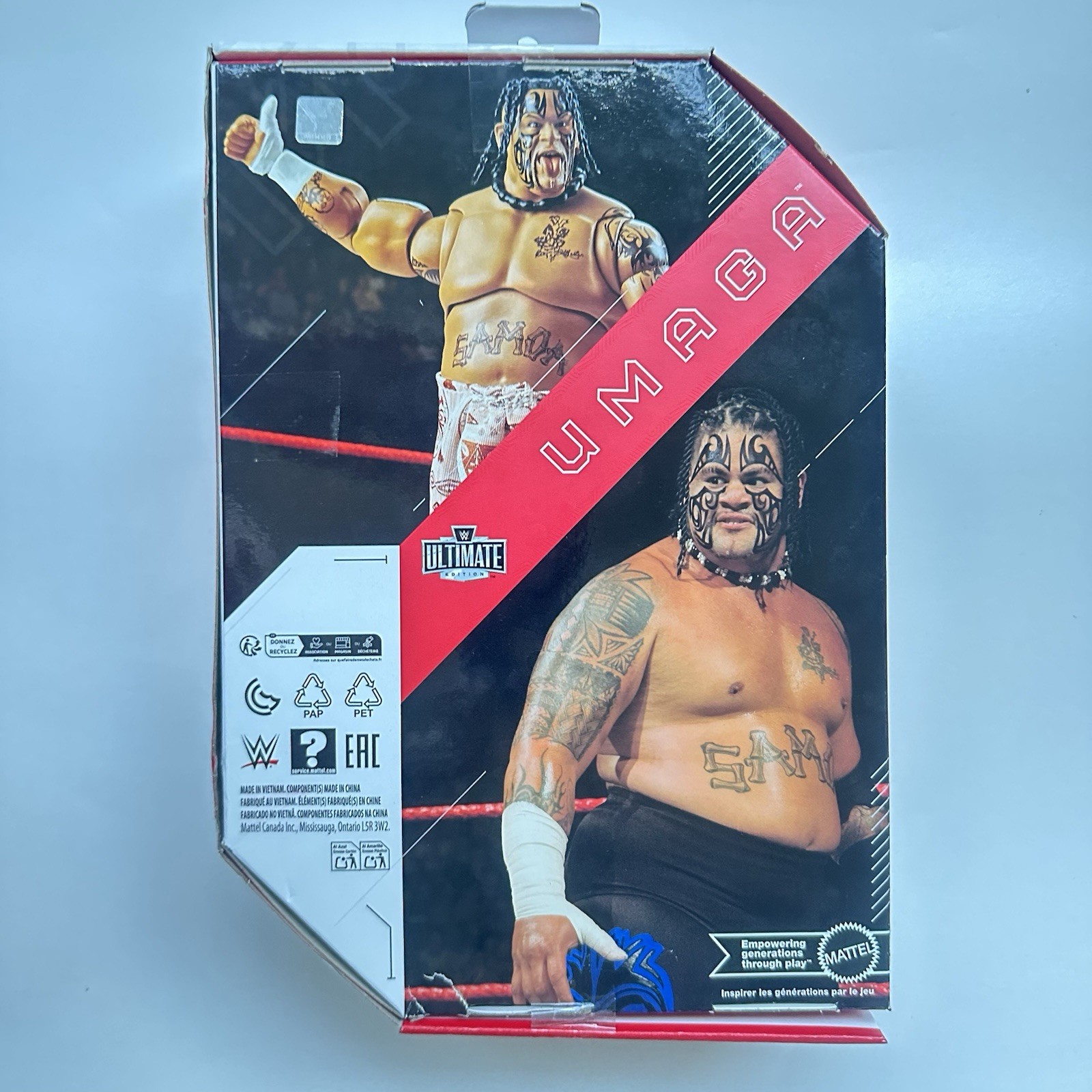 Mattel WWE Ultimate Edition Umaga Action Figure Boxed image 7