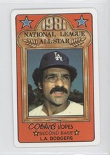 1981 Perma-Graphics/Topps Credit Cards All-Stars Davey Lopes #150-ASN8105 0ji1