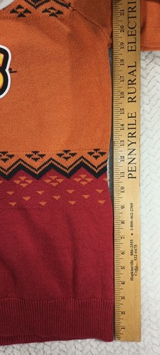 Cheetos Sweater/Pullover Sz XXXL Red Orange Black Sleeve - Picture 11 of 15