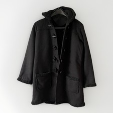 CASUAL BLACK SHORT COAT FAUX SUEDE SIZE 12 M Used