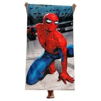 Strandtuch Spiderman Spider Man 3D Handtuch Baumwolle 70X140Cm Kinder