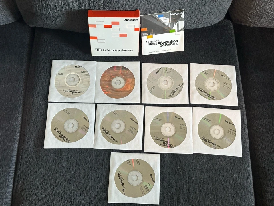 Microsoft .net Enterprise Servers 9 Disc set w/4Keys - Win 2000 + Bonus *Read* - Image 2 of 4