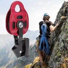 Heavy Pulling Lifting Device Rock Tree Climbing Rope Pulley Rescue Outdoor Gear