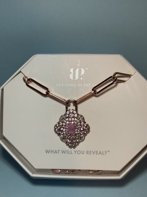 Bomb Party OG Necklace  Every Shine Remembered  Pink Ice Crystal Rose Gold