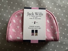 Jack Wills Purse & Nail Polish Gift Set - New