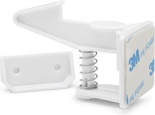 12-Pack Invisible Baby Proofing Cabinet Locks Adhesive Child Safety Drawer Latch