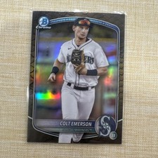 2025 Bowman - Chrome Prospects Colt Emerson #BCP-17 Reptilian Refractor (RC)