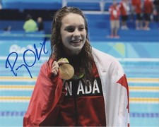 Penny Oleksiak Olympics Canada Autographed Signed 8x10 Photo COA #A6