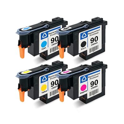 4 Set Compatible Replacement Printhead for HP 90 DesignJet 4000 4020ps Series