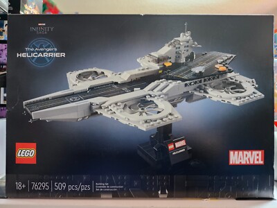 LEGO Marvel 76295 The Avengers Helicarrier Aircraft Building Sets New 