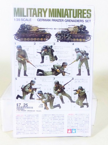 Tamiya Military Miniatures 1/35 scale German Panzer Grenieders Set NOS - Picture 2 of 3